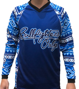 Tribal Blue Bullfighters Only Jersey